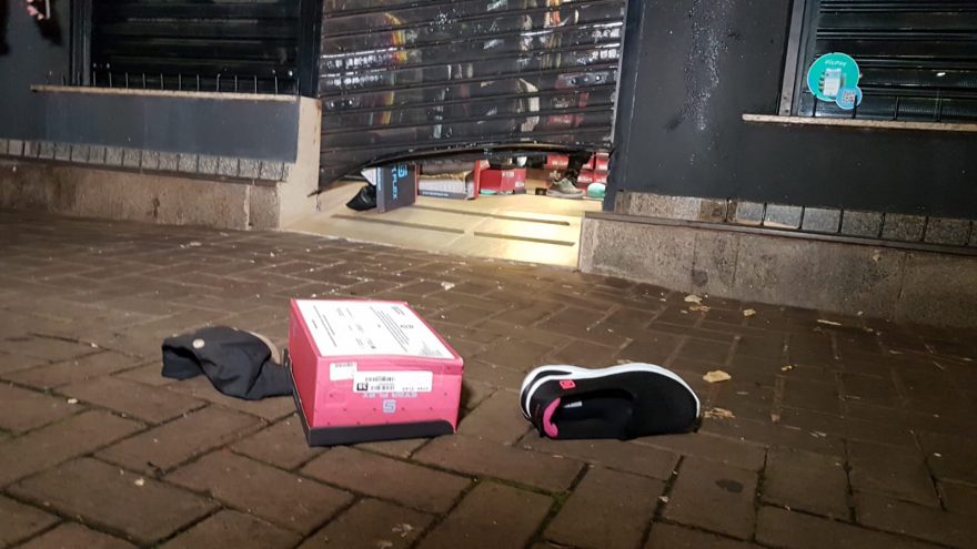 Ladrões arrombam loja no centro; indivíduos comeram lanche, fumaram baseado e furtaram produtos
