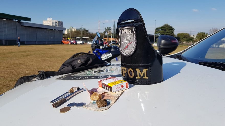 GM encontra drogas em abordagem conjunta com Defesa Civil e Ação Social a moradores de rua
