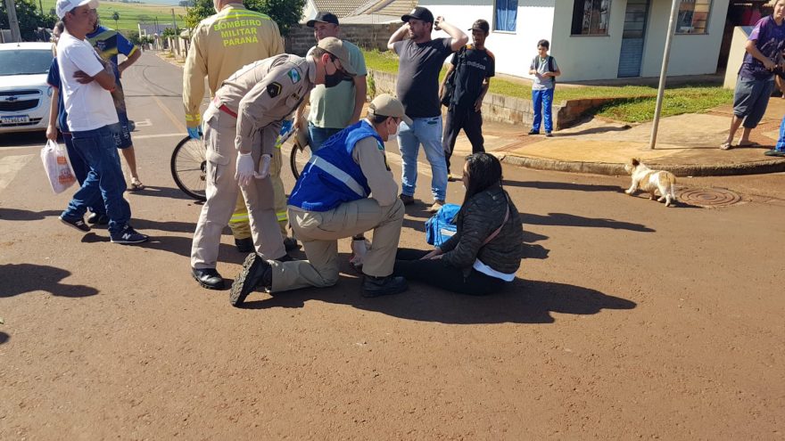 Mulher fica ferida em acidente de trânsito no Interlagos