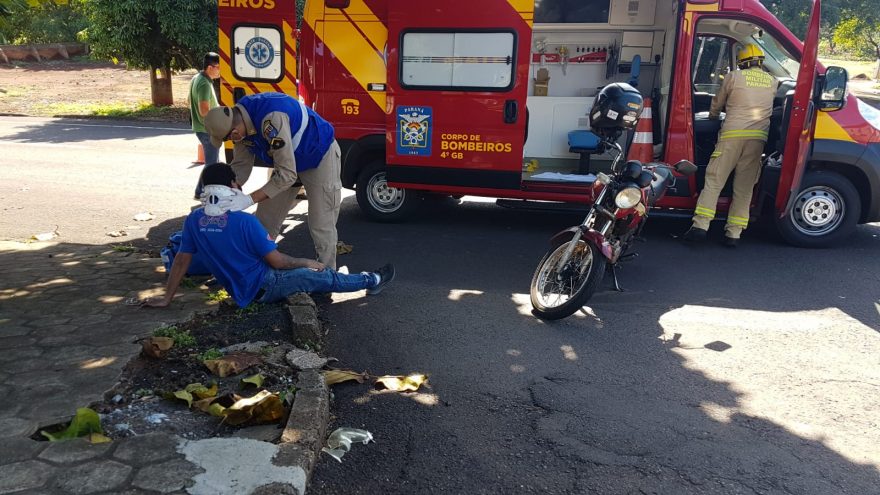Novo acidente é registrado na Rua Maranhão, no Centro de Cascavel