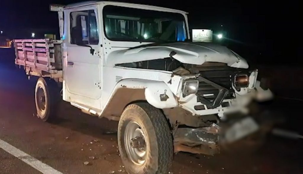 Colisão entre Bandeirante e Ranger é registrada na BR-277 em Cascavel