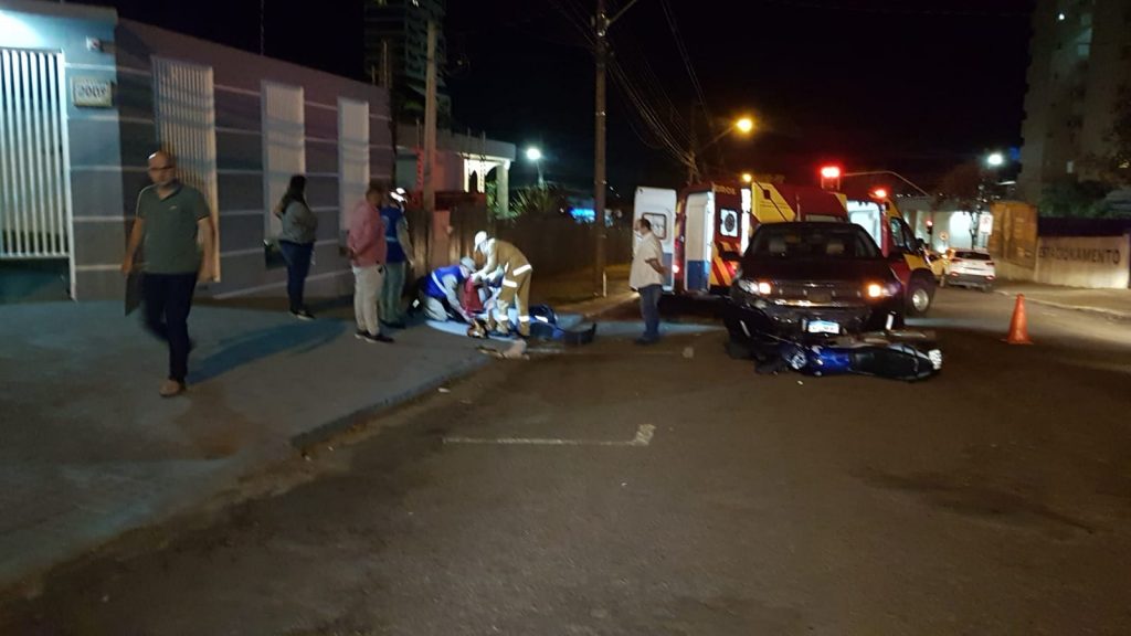 Segunda colisão é registrada no mesmo cruzamento nesta sexta-feira (24)