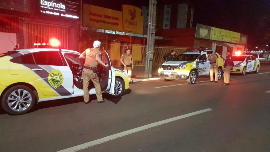Suspeita de arrombamento mobiliza Polícia Militar no Centro