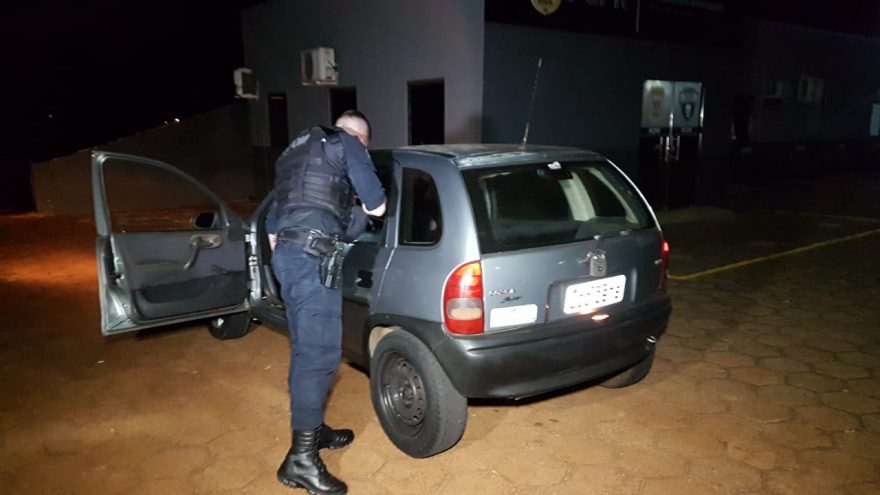 Corsa com registro de furto é recuperado pela Guarda Municipal