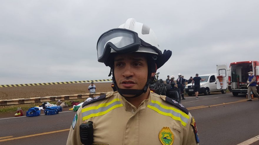 Grave acidente na BR-369 foi causado por carro que invadiu a pista contrária