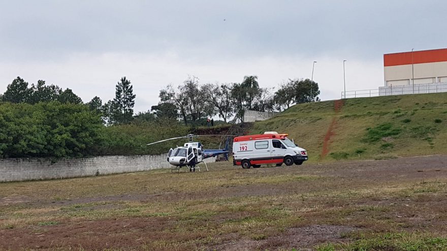 Vítima de grave acidente na rodovia entre Toledo e Assis é trazida de helicóptero a Cascavel