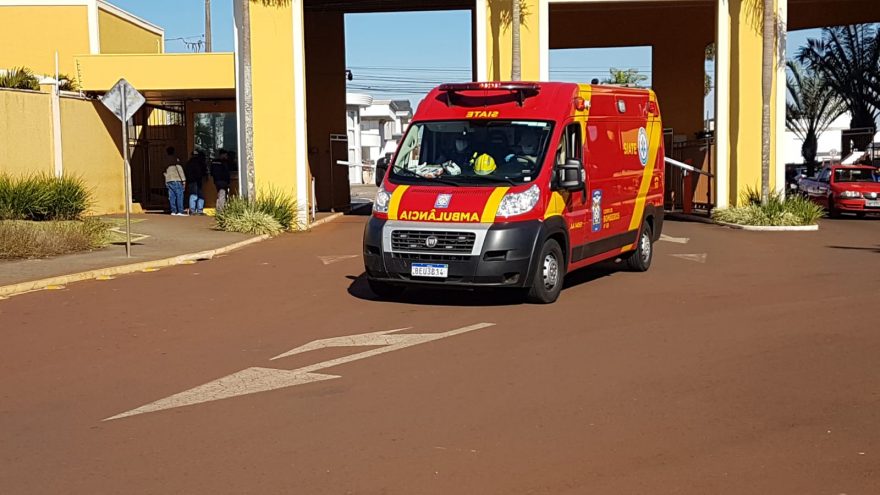 Homem é atendido pelo Siate em residencial no Santo Inácio