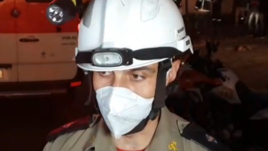 Tenente do Corpo de Bombeiros fala sobre grave acidente envolvendo ônibus e van