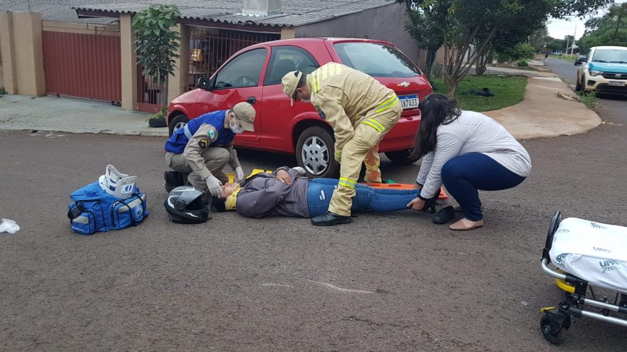 Terceiro acidente em menos de uma hora é registrado em Cascavel no início desta manhã