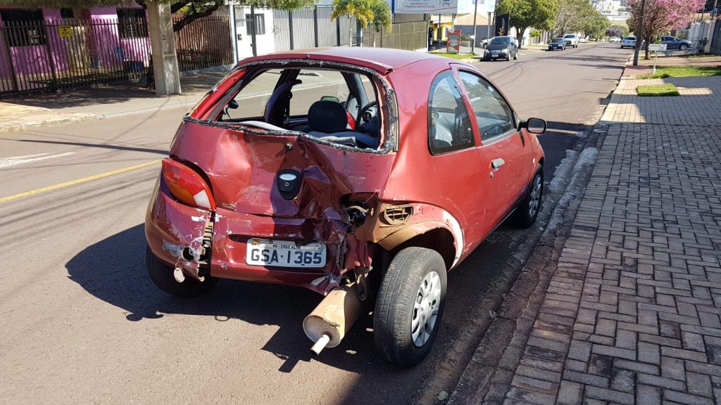 Acidente é registrado no Bairro Coqueiral