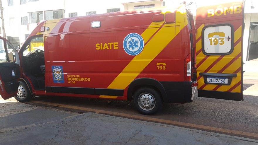 Idoso fica ferido ao cair de mesa no Centro