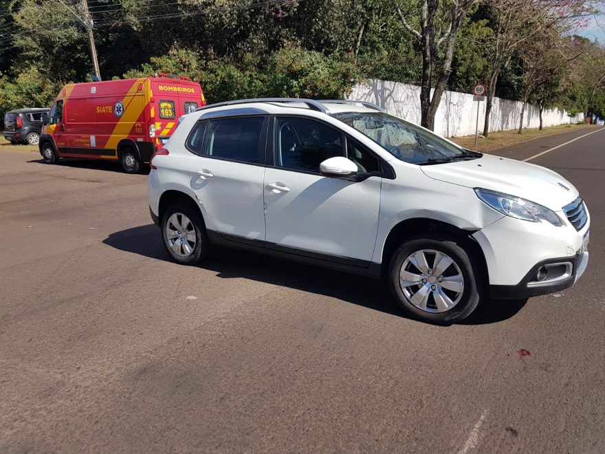 Motociclista tem lesões graves após se envolver em colisão na Vila Tolentino