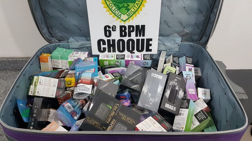 Pelotão de Choque apreende carga de contrabando na Rodoviária