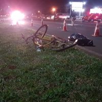Imagem referente a Ciclista morre atropelado na BR-277 no Trevo do Guarujá