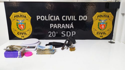 Polícia Civil de Toledo prende jovem por tráfico de drogas Imagem referente a Polícia Civil de Toledo prende jovem por tráfico de drogas
