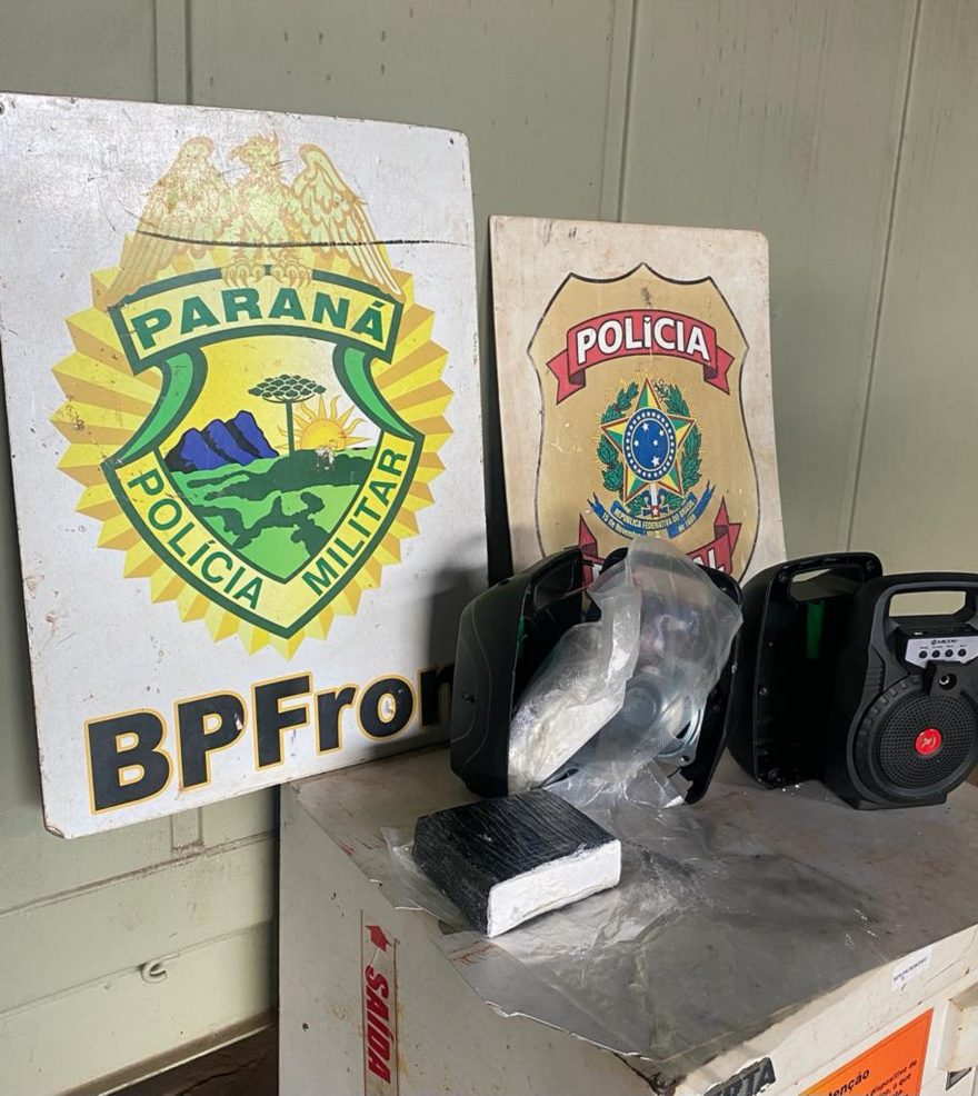 Mais de um quilo de cocaína é apreendido em Foz do Iguaçu