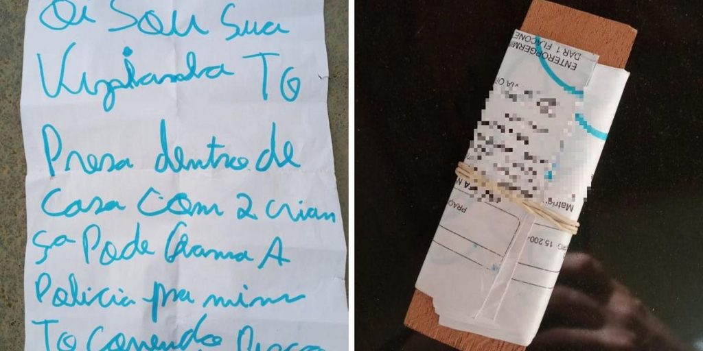 Mulher é resgatada de cárcere privado após jogar bilhete pedindo socorro no quintal da vizinha