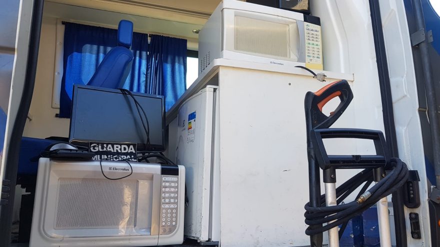 Guarda Municipal recupera produtos furtados de pizzaria