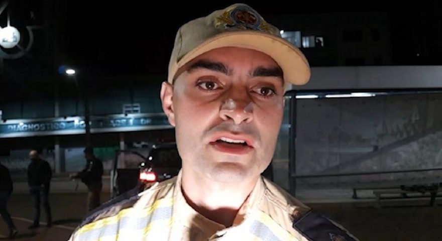 Tenente do Corpo de Bombeiros dá detalhes sobre situação que terminou com homem esfaqueado no Centro