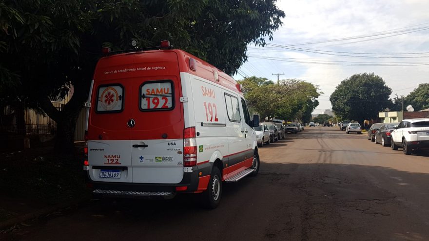 Homem de 88 anos é socorrido pelo Samu no Bairro Maria Luiza