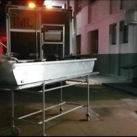 Imagem referente a Corpos de duas crianças vítimas de homicídio em Céu Azul chegam ao IML de Cascavel; ao todo foram oito mortes