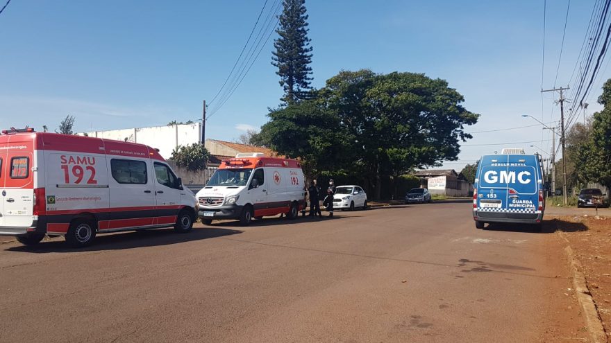 Mulher entra em surto e é socorrida pelo SAMU com apoio da GM no Bairro Parque São Paulo