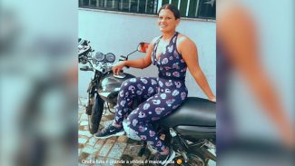 Motociclistas realizam passeata pacífica em memória de Cristiane Pereira Teixeira