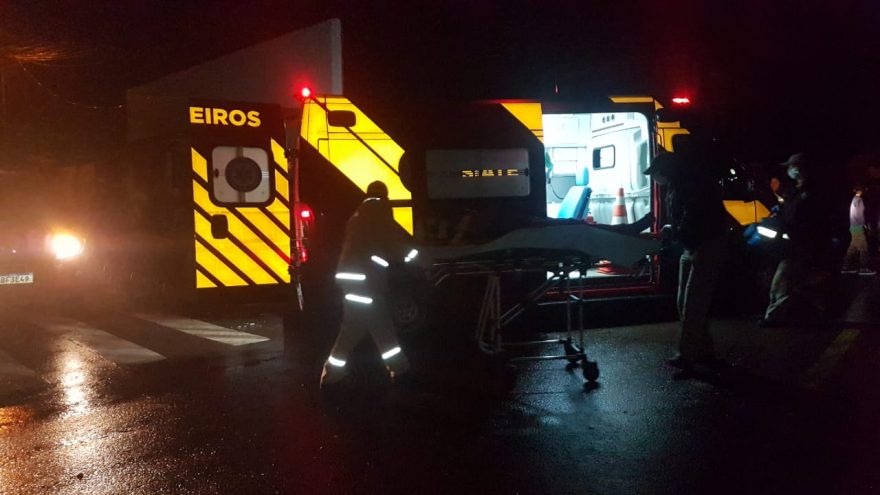 Jovem sofre diversos ferimentos em face e fratura em dentes após acidente no Cascavel Velho