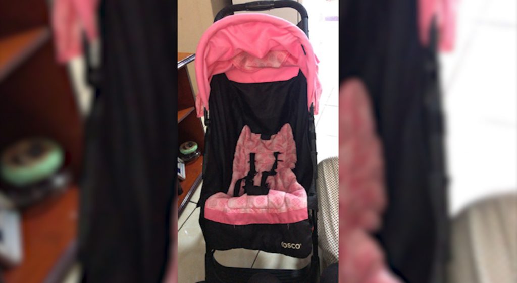 Carrinho de bebê foi extraviado no Barcelona