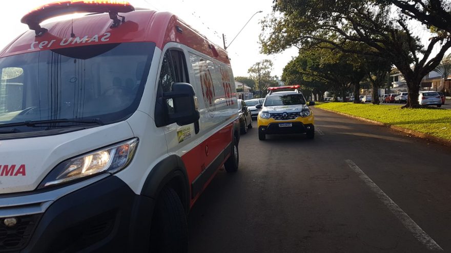 Polícia Militar e Samu são acionados para atenderem mulher em surto
