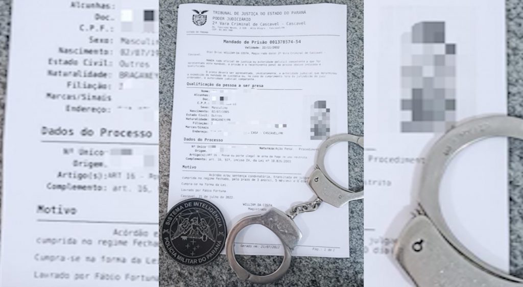 Homem de 37 anos é detido com mandado de prisão em aberto, no Mantovani