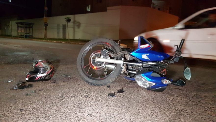 Motociclista fica gravemente ferido em acidente de trânsito no Pacaembu