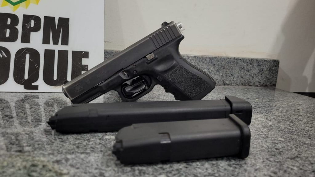 Choque apreende pistolas 9mm durante abordagem em rodoviária