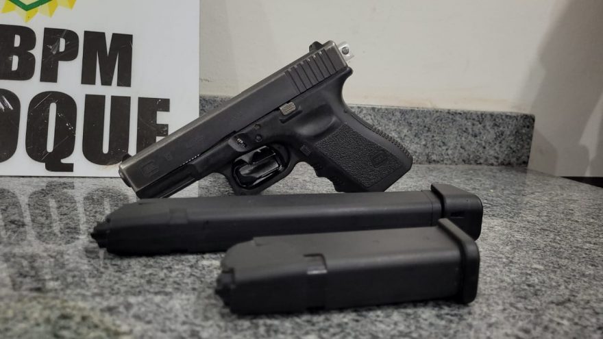 Choque apreende pistolas 9mm durante abordagem em rodoviária