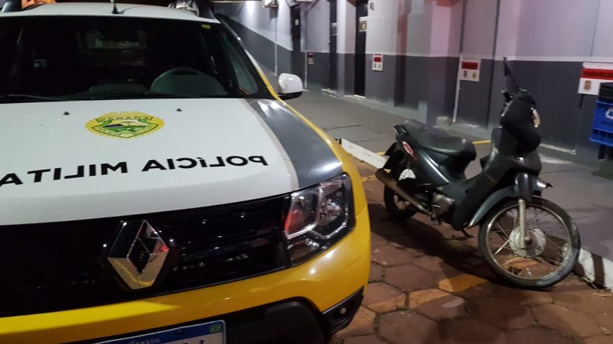 Presente de aniversário: rapaz é preso pela PM com moto furtada no dia de sua maioridade