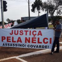 Imagem referente a Familiares e amigos de Nelci Terezinha Gonzatti de Oliveira realizam nova manifestação pedindo justiça