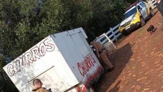 Kombi do Churros que foi furtada no Santa Cruz é recuperada pela PM em Três Barras do Paraná