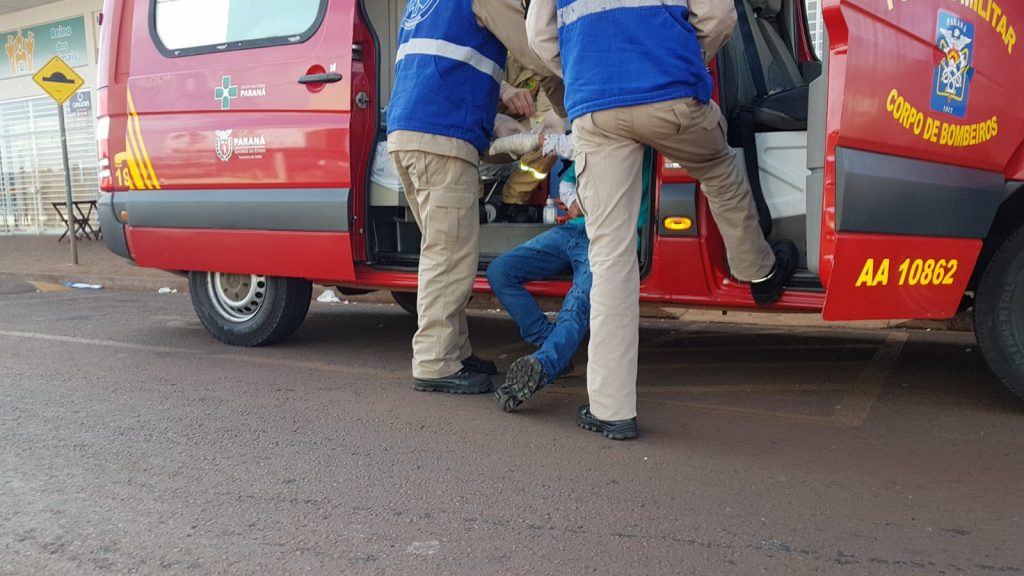 Motociclista sofre cortes por linha de cerol pipa