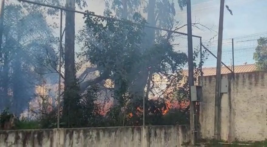 Incêndio ambiental é registrado no Nova Cidade
