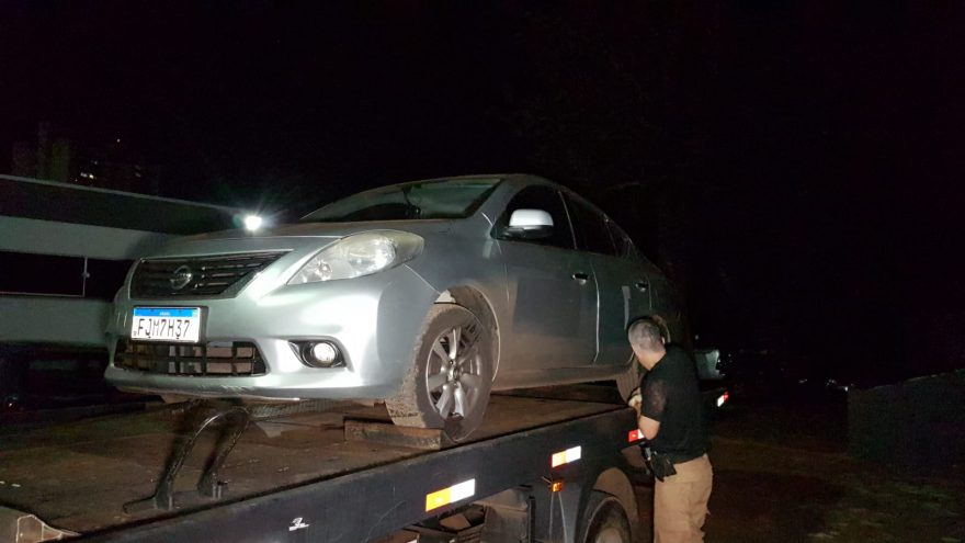 Polícia Militar recupera veículo com registro de furto em área rural