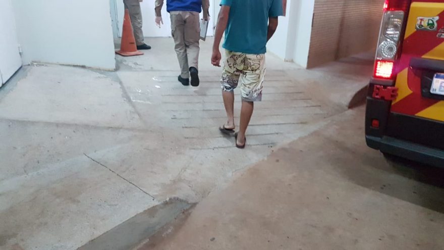Homem em situação de risco é socorrido e encaminhado para a UPA Tancredo