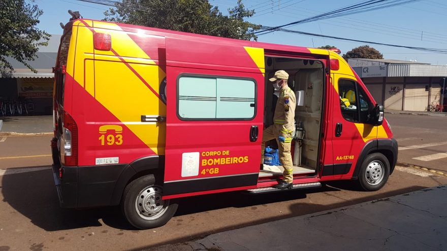 Homem fica ferido ao sofrer queda no Centro