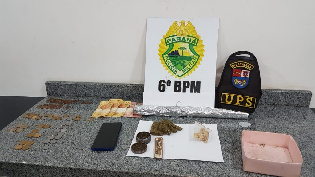 Homem é detido com crack e maconha no Tarumã