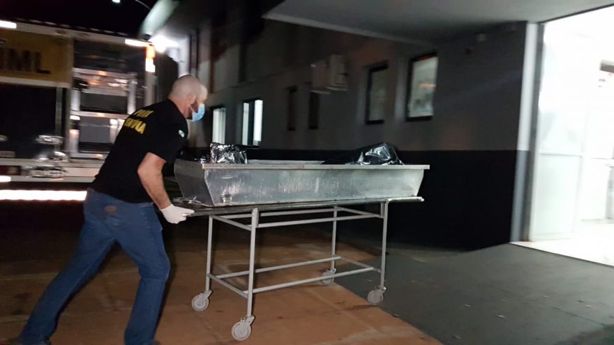 Corpo de vítima de homicídio em Catanduvas chega ao IML de Cascavel