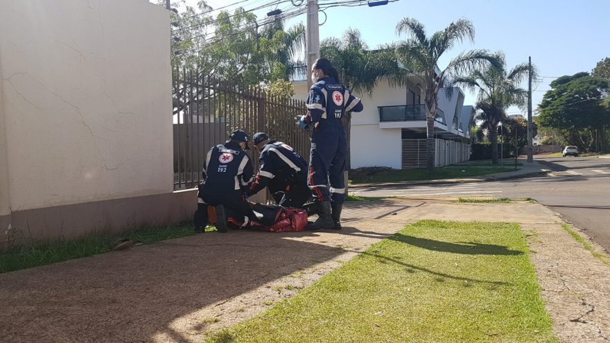 Idoso passa mal na rua e precisa ser socorrido no Cancelli