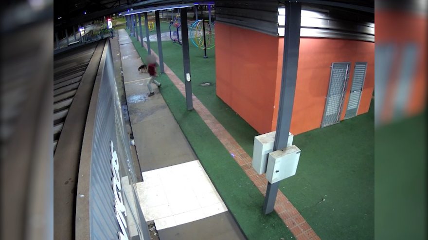 Veja imagens dos vândalos agindo na Estação Cidadania em Cascavel
