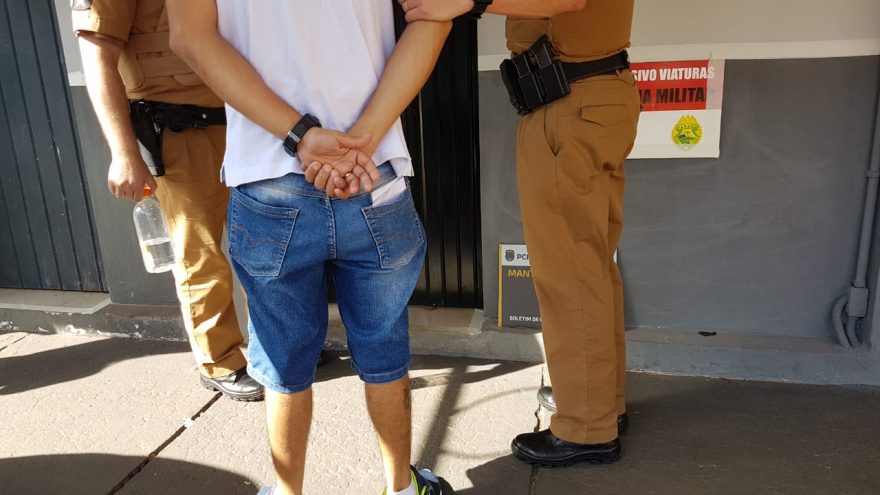 Indivíduo com mandado de prisão em aberto é detido pela Polícia Militar no Bairro Neva