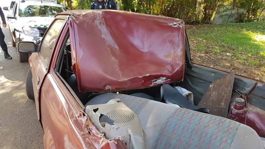 Veículo Escort com indicativo de furto é recuperado pela Guarda Municipal