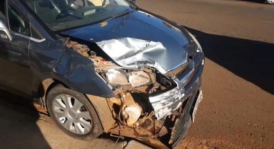 Violência no trânsito: colisão seguida de agressão no Bairro Brasília