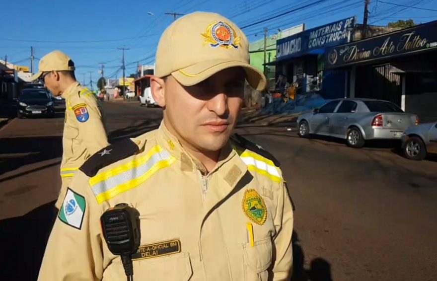 De acordo com Tenente, ocupantes desceram do veículo, começaram a discutir e houve a agressão em acidente no Periolo